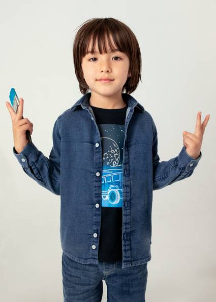 Koszula d/r jeans 4112-80  104