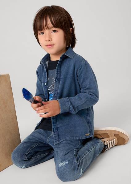 Koszula d/r jeans 4112-80  116