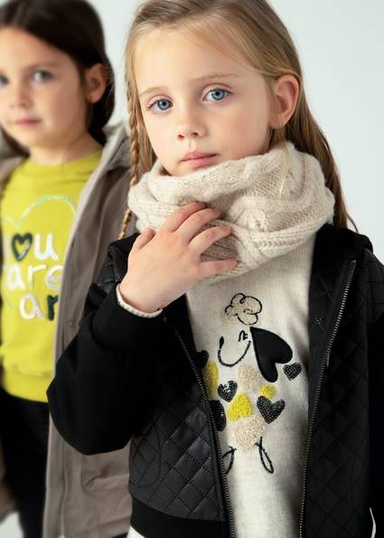 Bluza łączona pikowana 4496-74  104