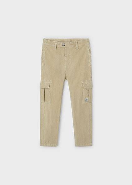 Spodnie cargo sztruks 4535-24 122