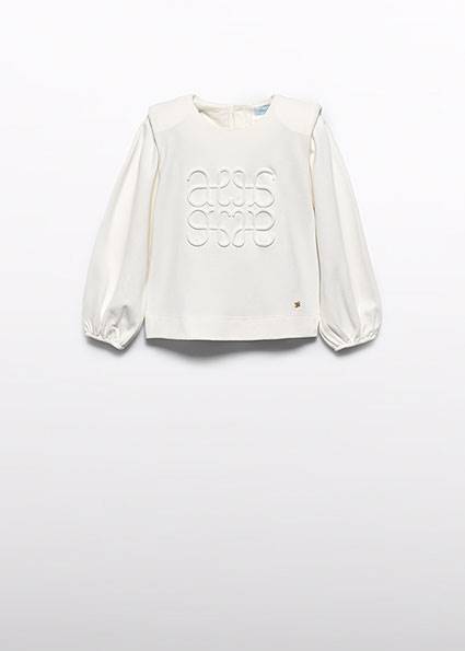 Bluza z dzianiny milano A&L 5819-4 128