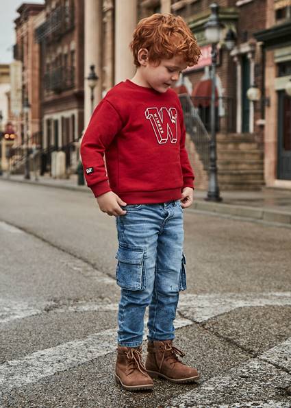 Spodnie cargo denim 4534-34 116