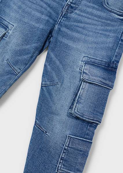 Spodnie cargo denim 4534-34 116