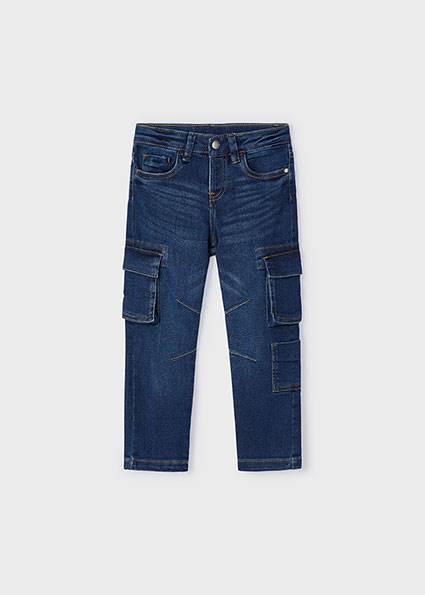 Spodnie cargo denim 4534-35 116