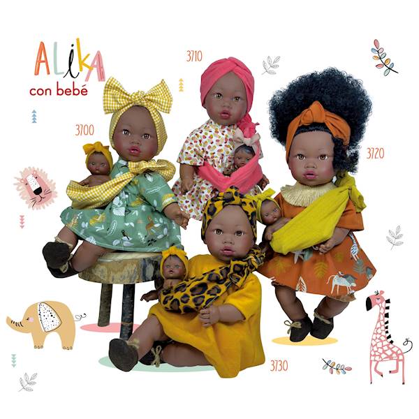LALKA Alica con bebe 3700