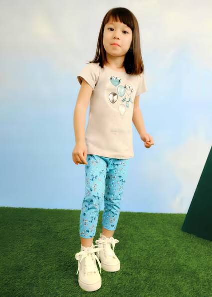 Krótkie legginsy 3703-63 134