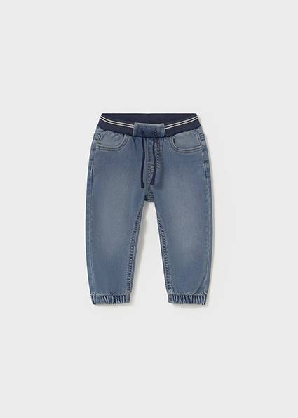 Spodnie soft denim jogger 1583-84 80