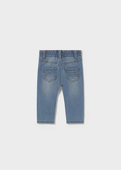 Spodnie długie jeans basic 596-41 6-9 75