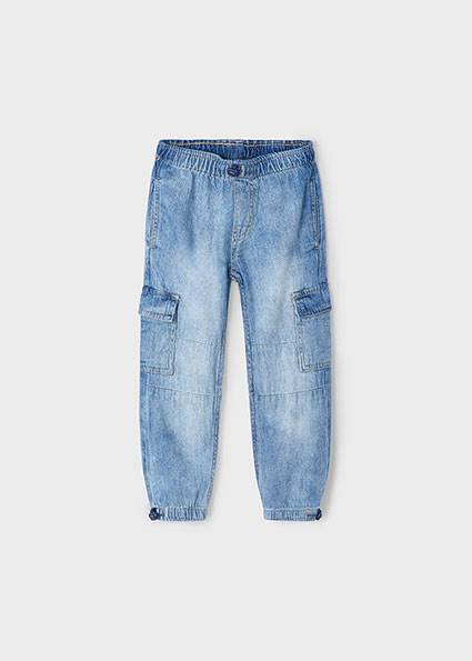Spodnie denim cargo 3573-23 122