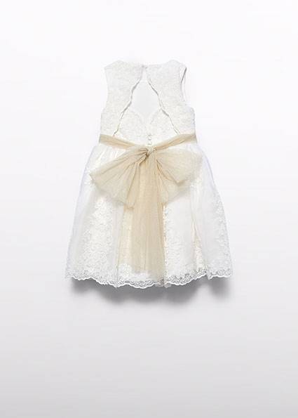 Sukienka organza we wzory A&L 5037-07 104/110
