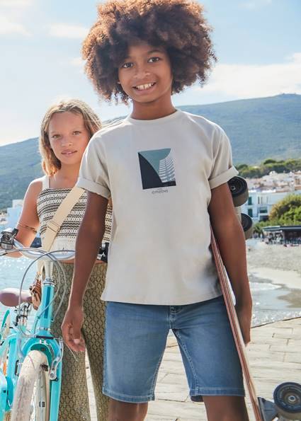 Bermuda soft denim 5 kieszeni 6203-21 158