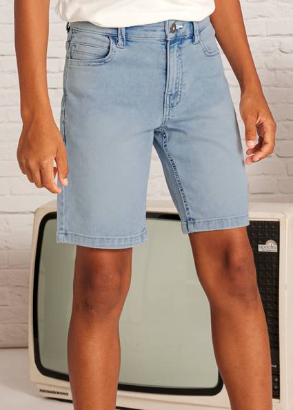 Bermuda soft denim 5 kieszeni 6203-20 158