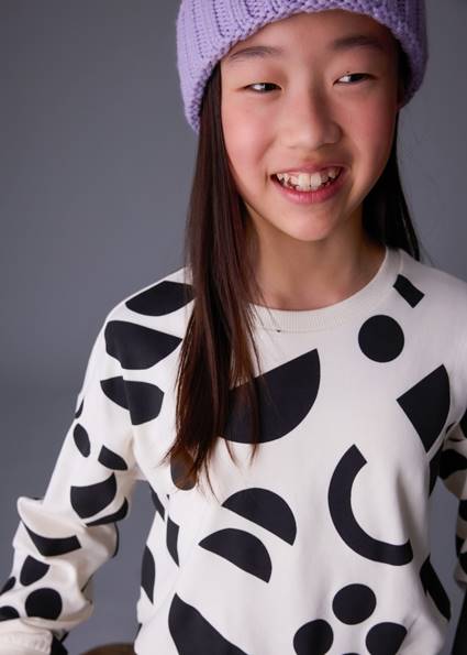 Bluza nadruk 7426-31 158