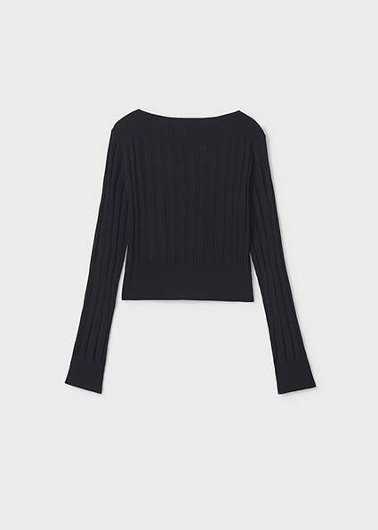 Sweter dzianina ściągaczowa 7313-82 140
