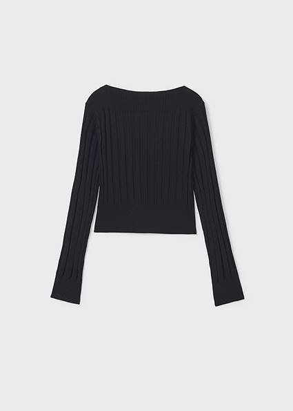 Sweter dzianina ściągaczowa 7313-82 152