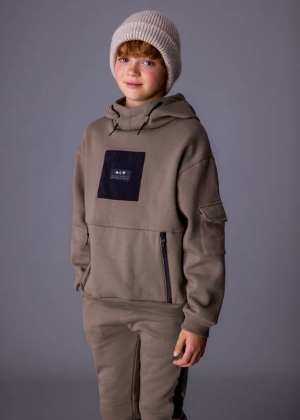 Bluza z motywem kontrastowym 7403-83 152