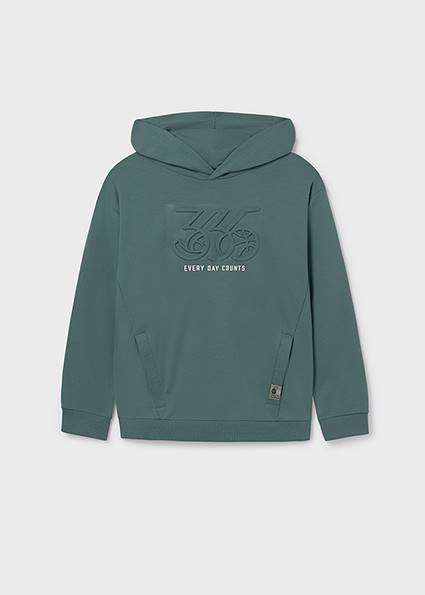 Bluza embossed z kapturem 7401-73 152
