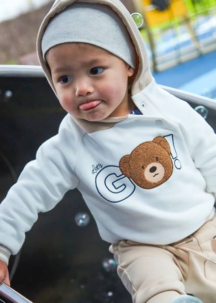 Bluza z kapturem 2414-31 80