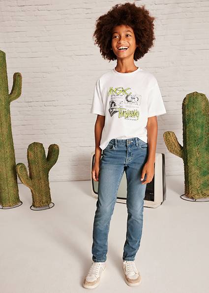 Spodnie soft denim 6530-84 158