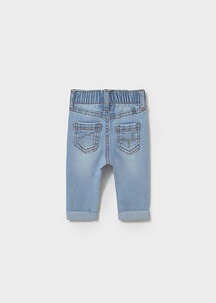 Spodnie długie jeans basic 596-42 75
