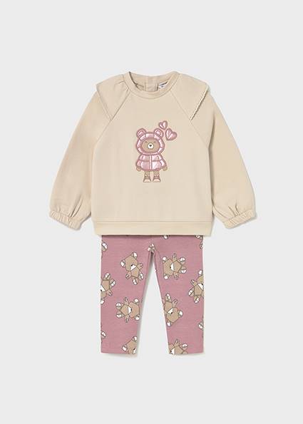 Komplet legginsy z bluzą 2741-95 80