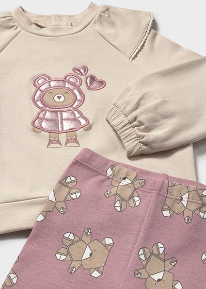 Komplet legginsy z bluzą 2741-95 80