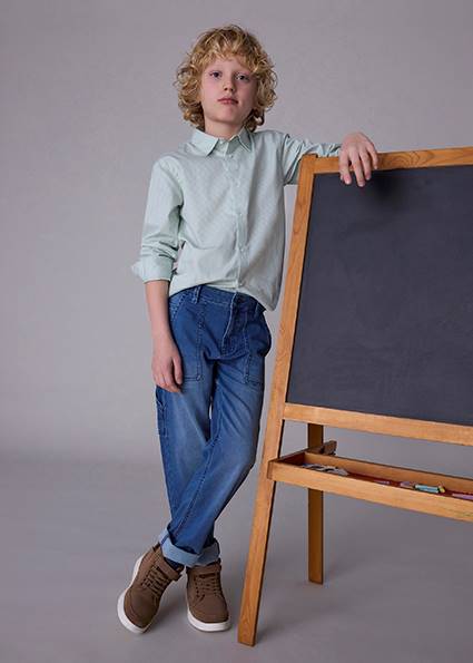 Spodnie soft denim worker 7558-23 140