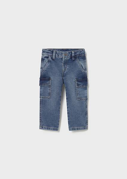 Spodnie soft denim cargo 2505-30 86