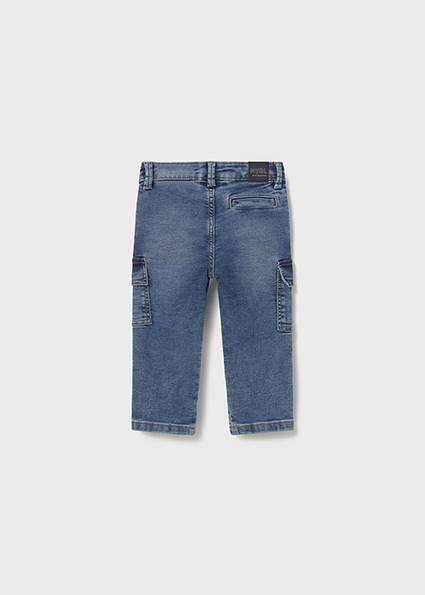 Spodnie soft denim cargo 2505-30 86