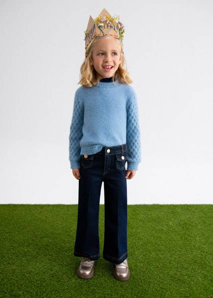 Spodnie denim palazzo 5722-5 158