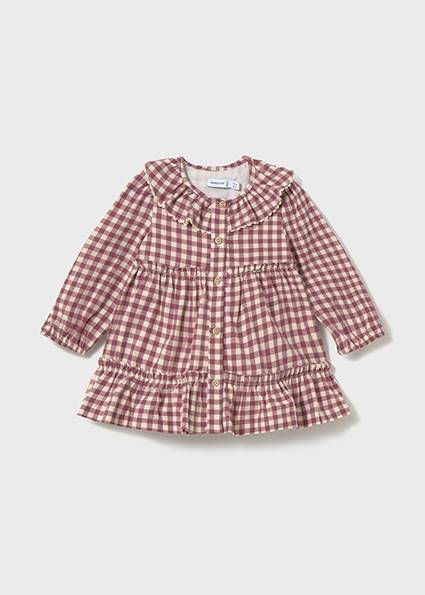 Sukienka kratka vichy 2910-85 86