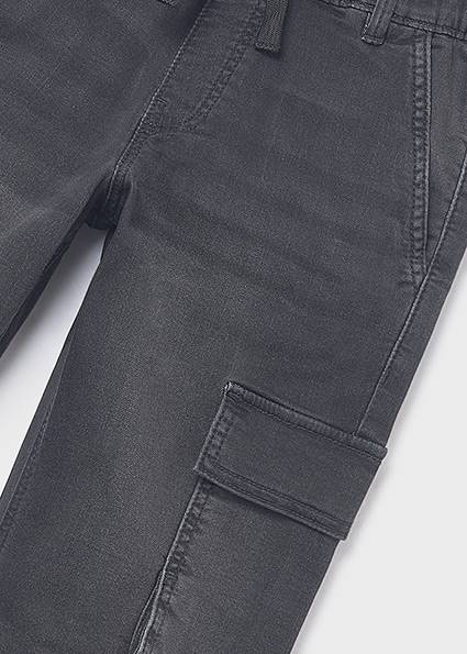 Spodnie soft denim jogger 7560-28 172