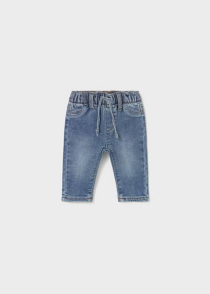 Spodnie długie jeans basic 593-5 75 6-9