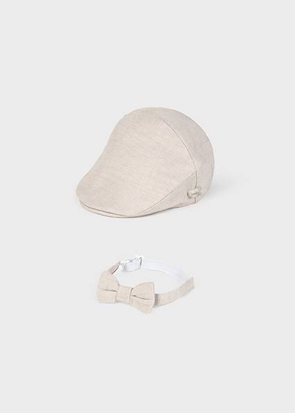 Zestaw czapeczka i muszka 9879-92 70/44