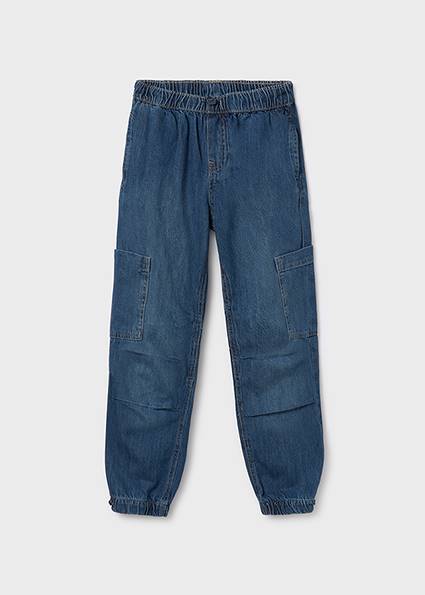 Spodnie denim cargo 7564-46 140