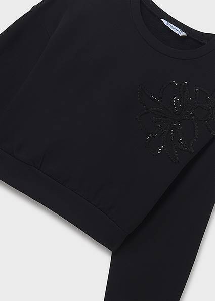 Bluza z kwiatem 7421-36 140