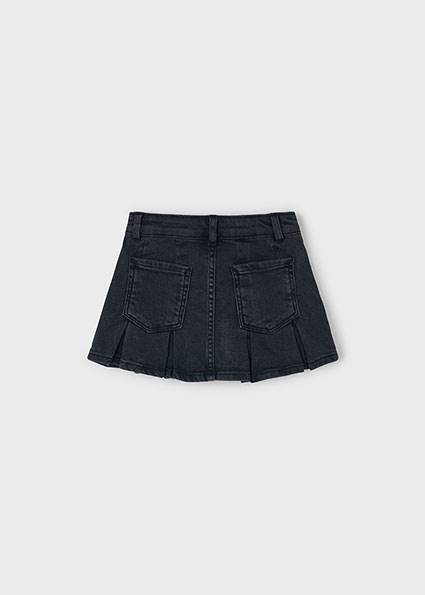 Spódnica denim z zakładkami 4901-33 116
