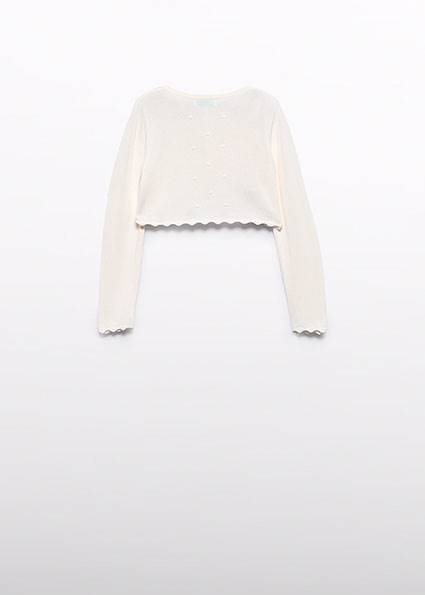 Sweterek trykotowy fale 5382-35 104