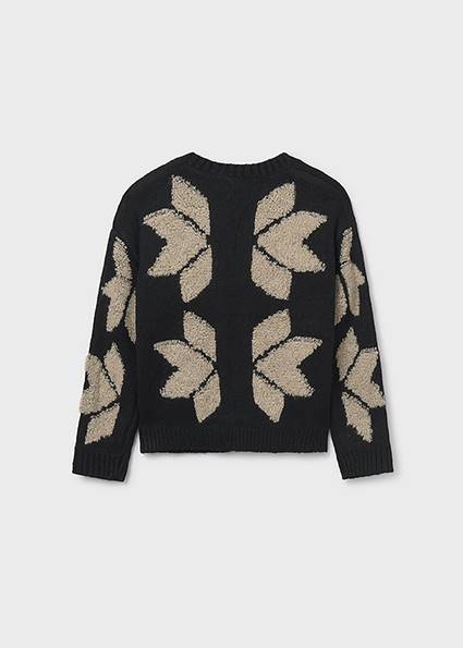 Sweter żakard 7318-57 152