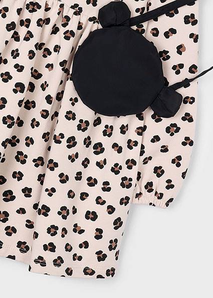 Dresowa sukienka z torebką 4926-55 110