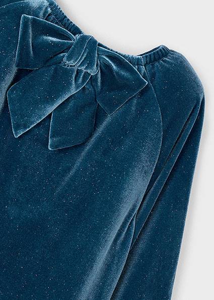 Sukienka aksamitna błysk 4923-43  140