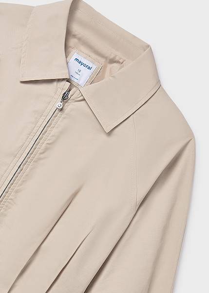 Gładka kurtka na suwak 6405-33 152