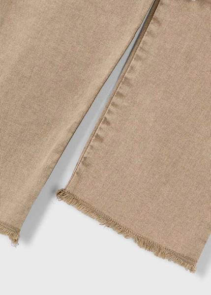 Spodnie z serży wide leg 3588-25 134