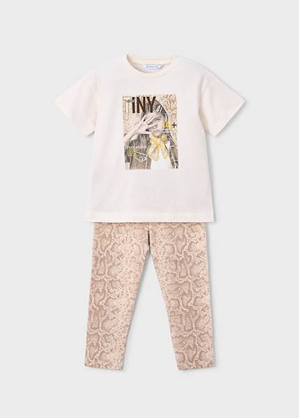 Komplet leginsy we wzory 3727-36 122