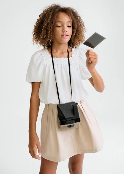 Spódnico-spodnie z tkaniny 6902-33 140