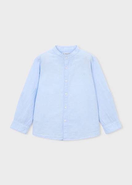 Koszula d/r len ze stójką 3118-31 128