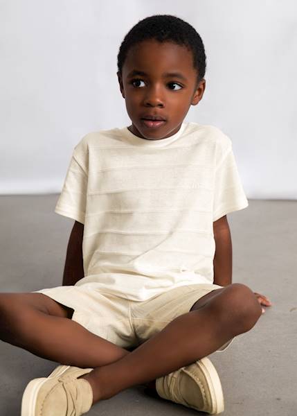 Koszulka k/r struktura 3061-57 134