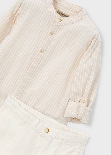 Komplet z bermudami len 3216-11 128