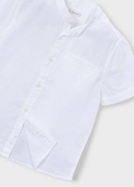 Koszula k/r stójka len 3113-17 110