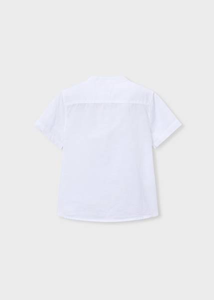 Koszula k/r stójka len 3113-17 116